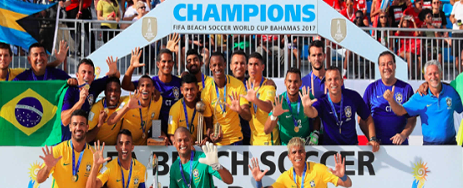Brasil y Portugal son los nuevos reyes del fútbol playa