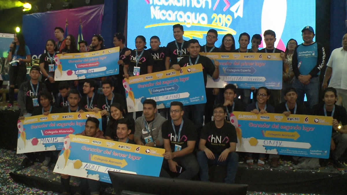 Finaliza la III edición de la plataforma “Hackathon Nicaragua 2019”