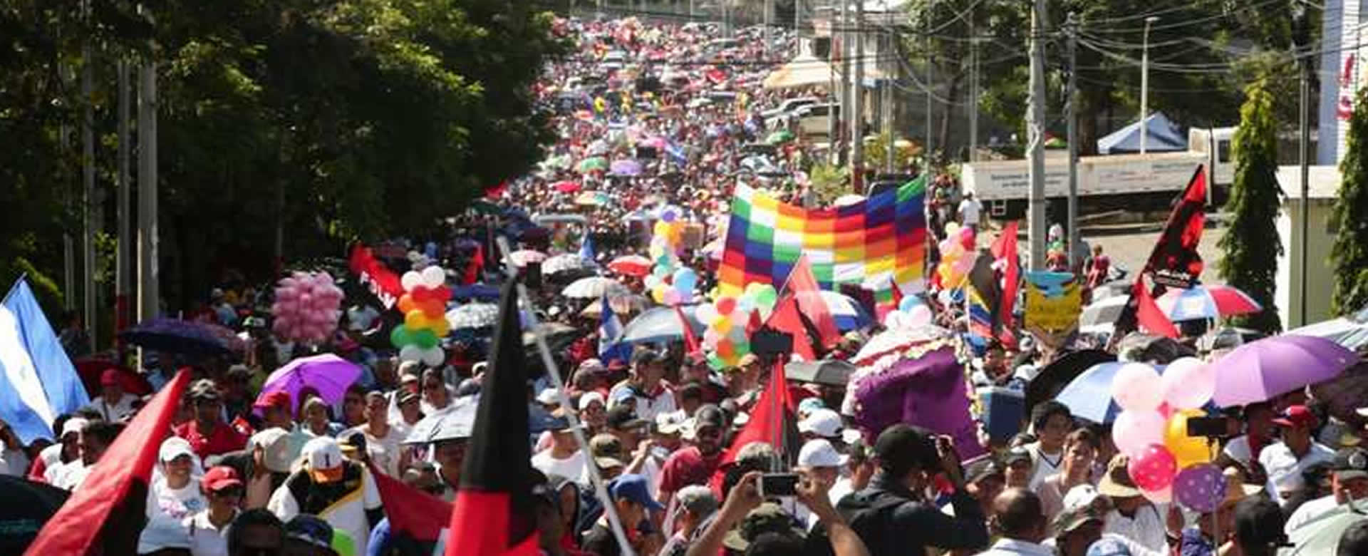 Miles de nicaragüenses caminan en solidaridad con Bolivia