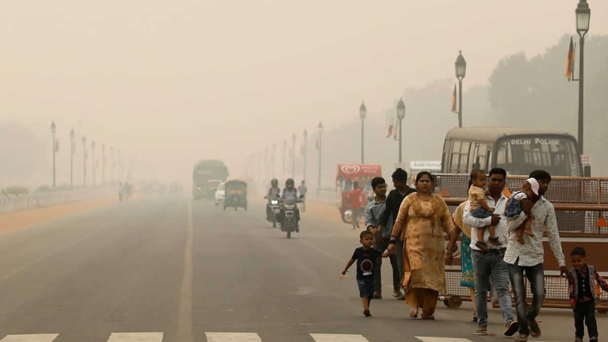 Nueva Delhi declara emergencia pública por contaminación en el aire