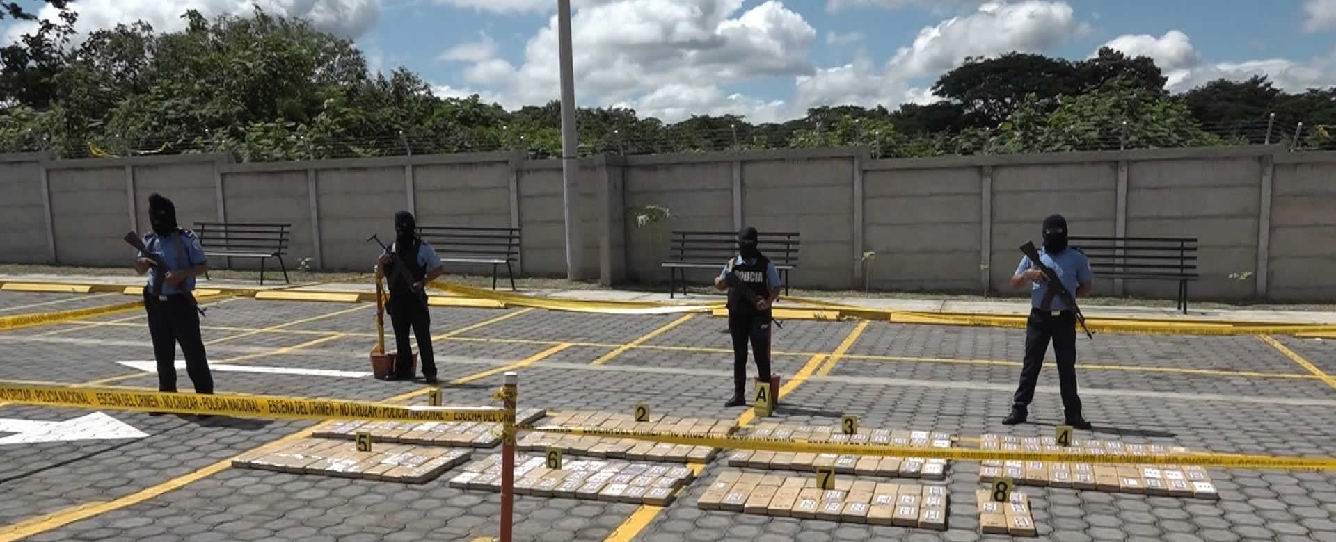 Policía Nacional incauta 344 kilos de estupefaciente en Chinandega