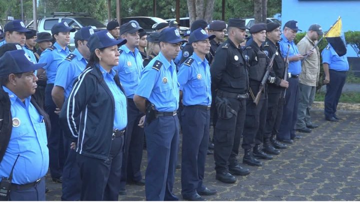 Policía de Managua garantiza seguridad en el pago del treceavo mes
