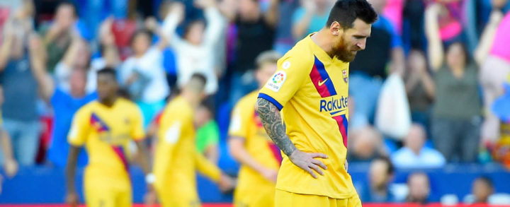 El Barcelona pierde ante el Levante y pone en duda su liderazgo en La Liga