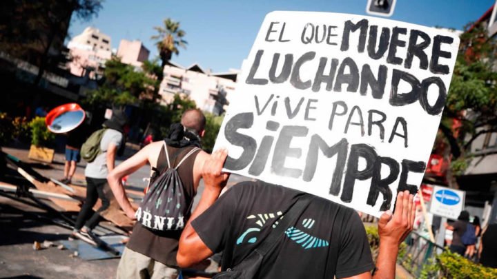 La represión de Piñera ataca las "clases altas" de Chile