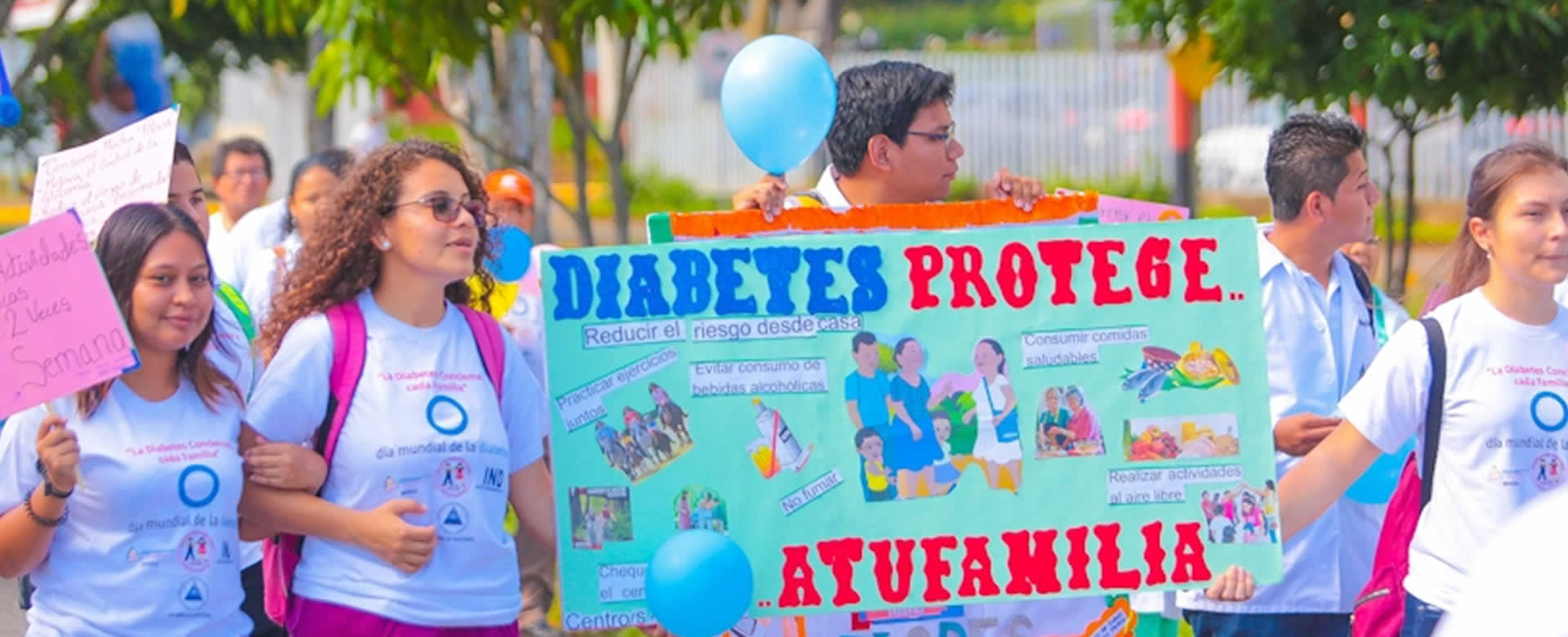 Nicaragüenses realizan caminata en saludo al Día Mundial de la lucha contra