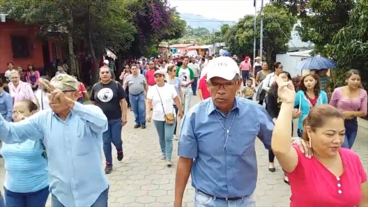 Familias de Jinotega caminan por la defensa de la paz y los derechos 