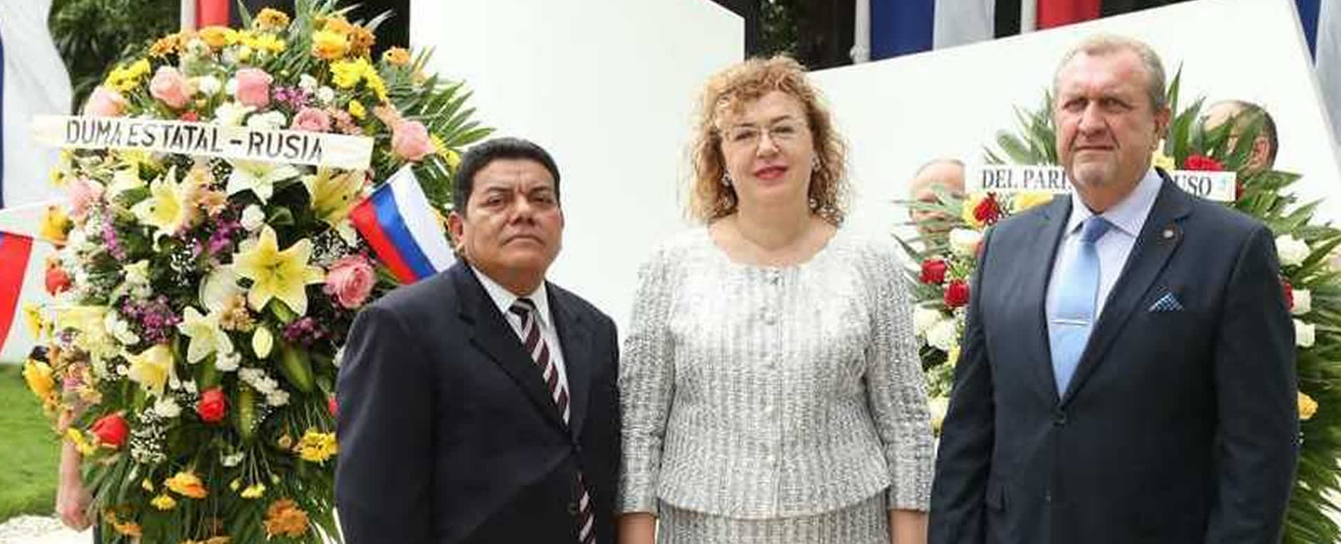 Federación de Rusia rinde homenaje a héroes nacionales de Nicaragua