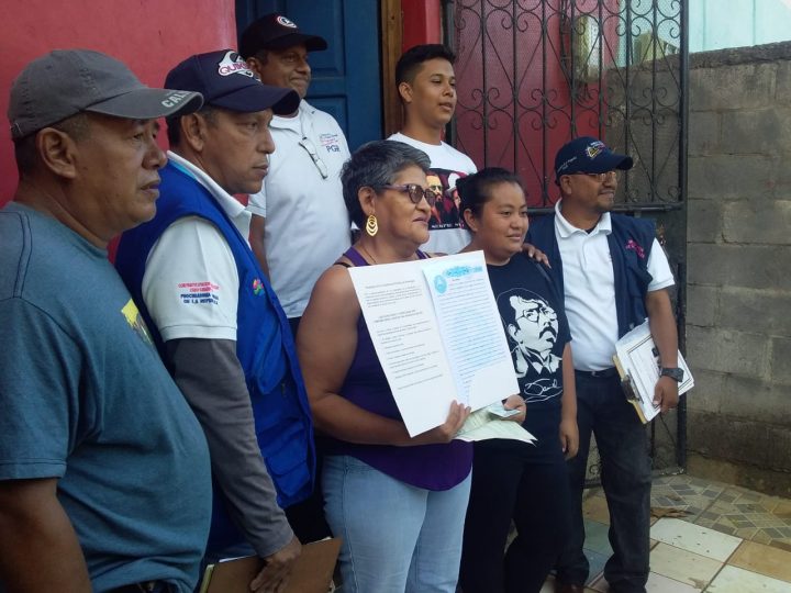 Gobierno garantiza la seguridad jurídica a familias de Managua