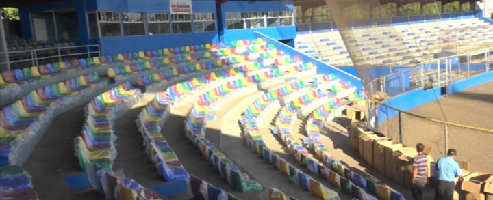 Estadio Efraín Tijerino de Chinandega casi listo para recibir a las familias