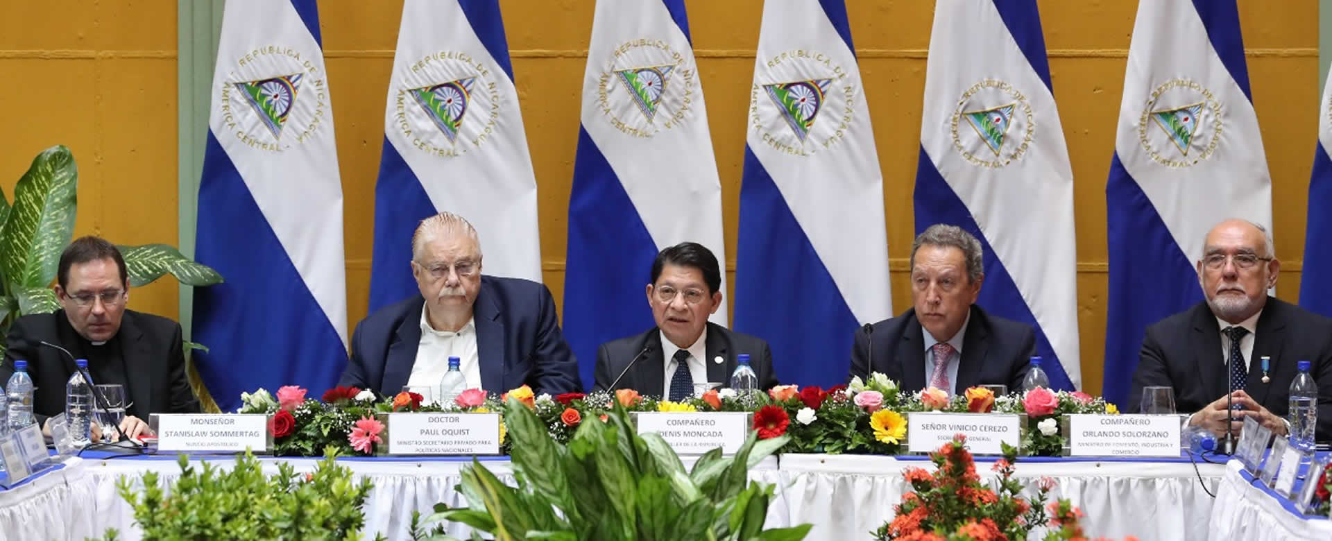 Gobierno de Nicaragua dirige saludo de año nuevo al cuerpo diplomático