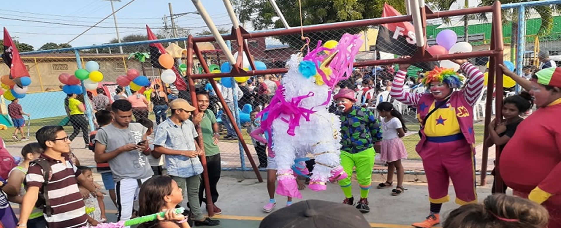 Niños nicaragüenses disfrutan de festival con amor al Comandante Camilo Ortega