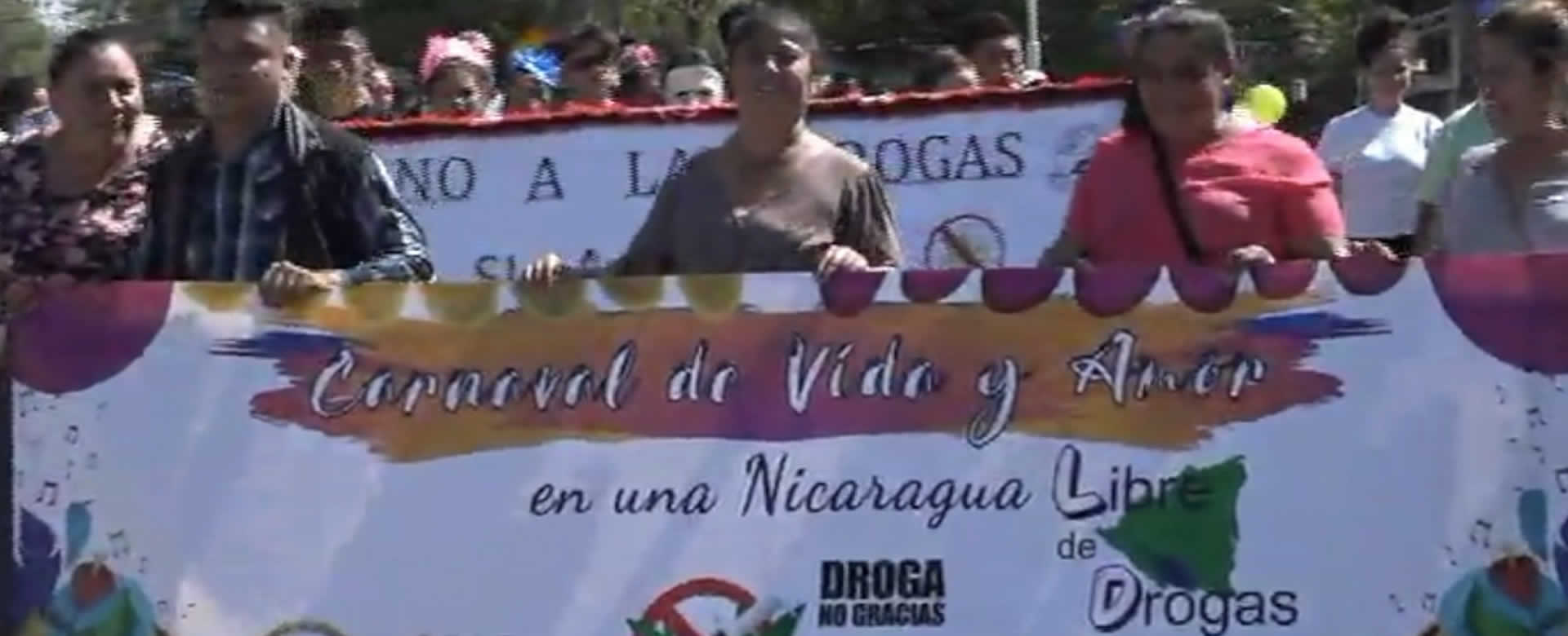 Jóvenes de San Rafael del Sur participan en festival " Mi vida sin drogas paz y porvenir"