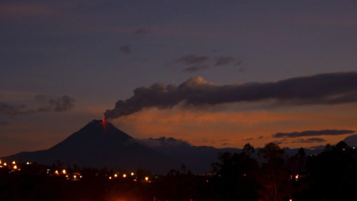 Estudios anuncian riesgo de colapso en Volcán Tungurahua de Ecuador