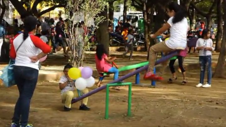 Inauguran rehabilitación de parque infantil en San Rafael del Sur