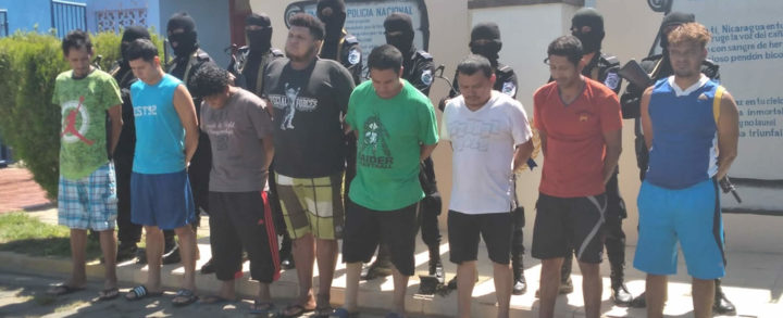 Policía Nacional detiene a diez delincuentes en Rivas
