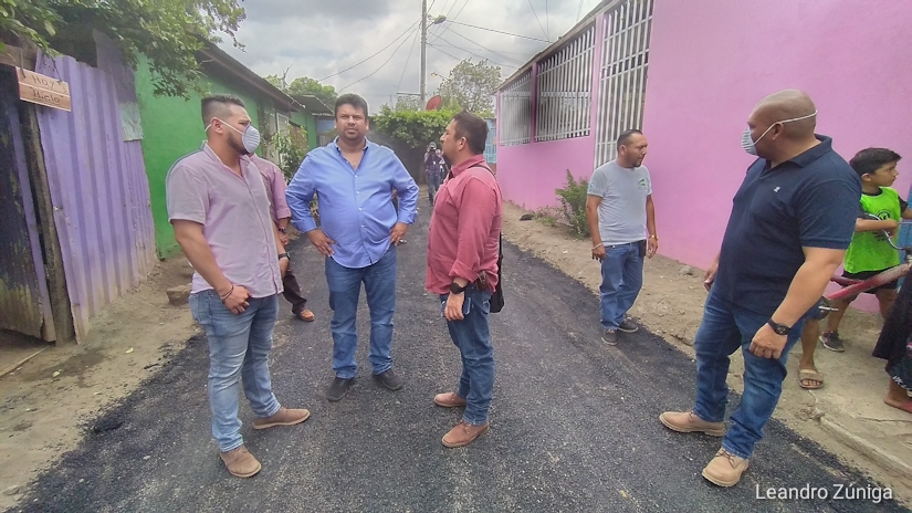 Distrito II de Managua estrena calle en beneficio de 7 mil habitantes