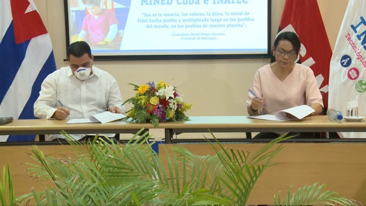 INATEC firma convenio de colaboración educativa con Cuba 