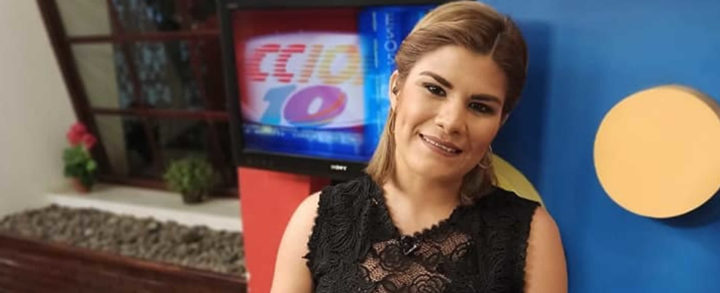 Aminta Ramírez, periodista y presentadora nicaragüense.
