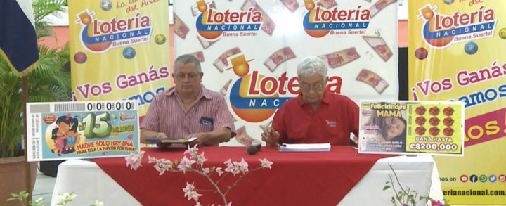 Lotería Nacional sortea 15 millones de córdobas por el Día de las Madres