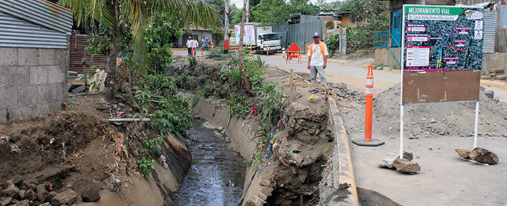 En este cauce del distrito VII de Managua se edificará una conexión vial