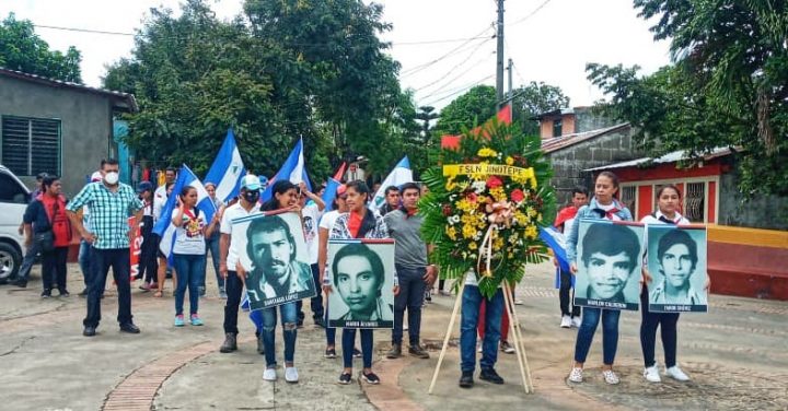 Jinotepe conmemora el 42 aniversario de la masacre estudiantil de 1978 