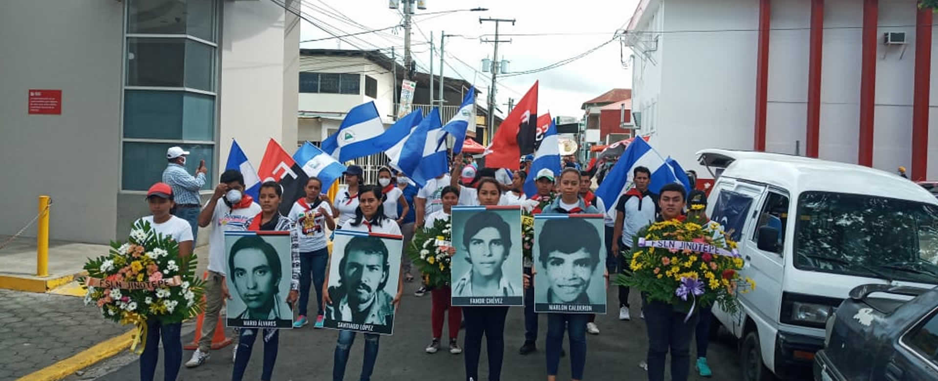 Jinotepe conmemora el 42 aniversario de la masacre estudiantil de 1978