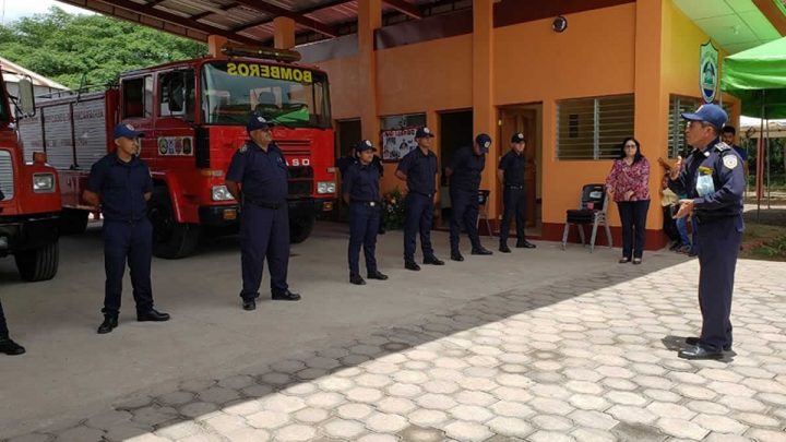 Inauguran estación de bomberos número 91 en Pueblo Nuevo, Estelí