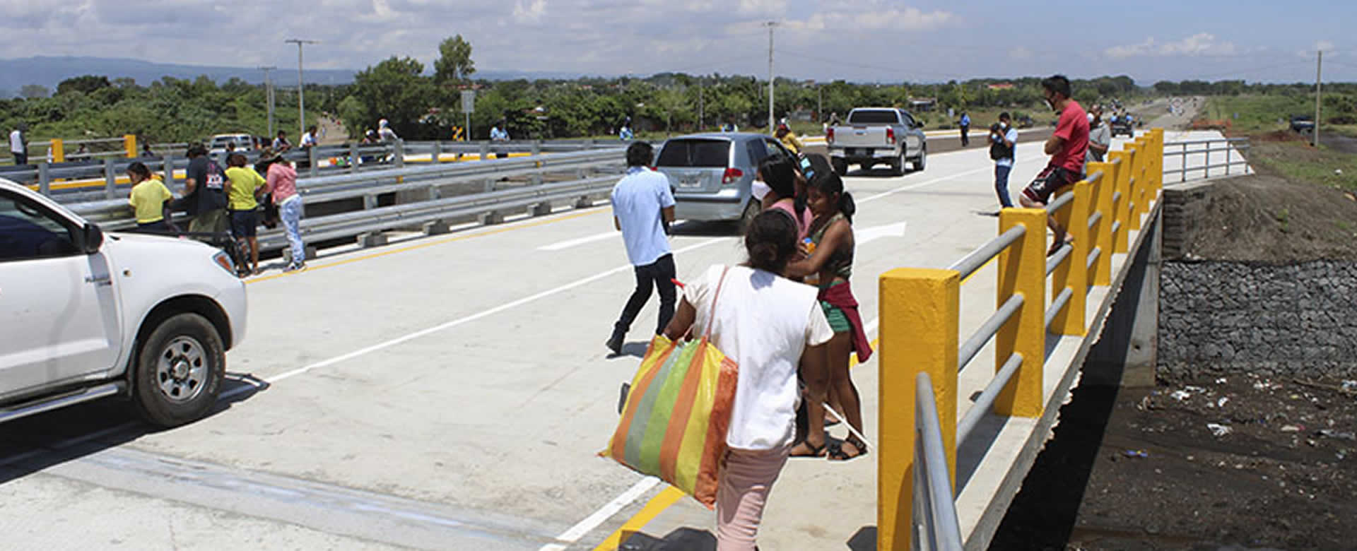 Eliminan punto crítico con la inauguración del puente el Borbollón en Managua