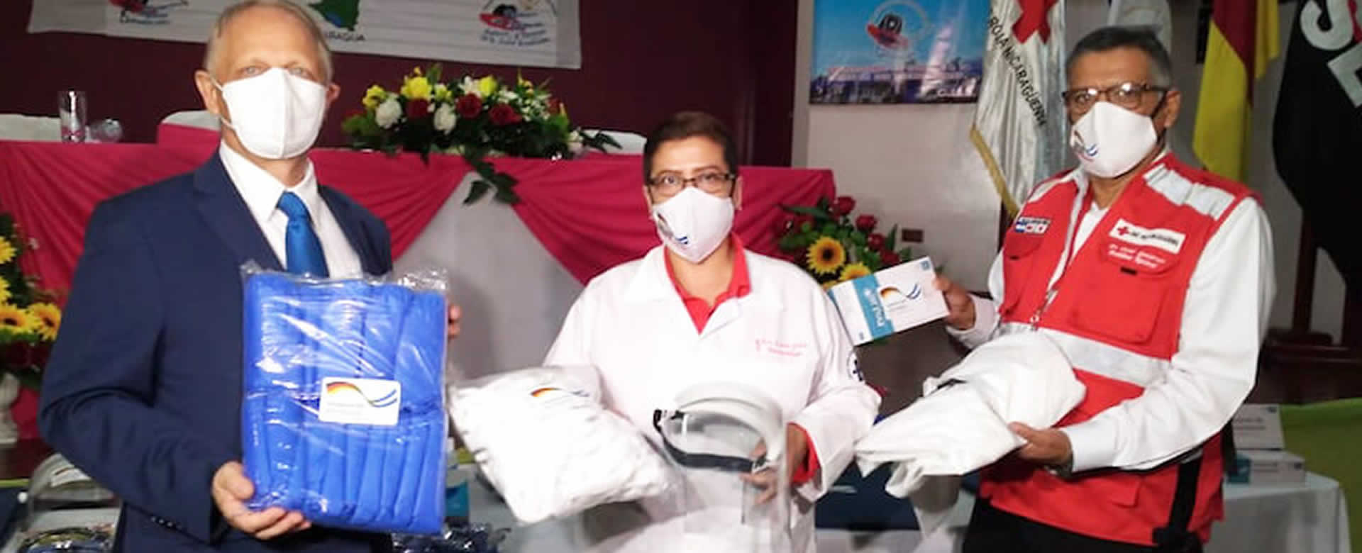 Alemania dona equipos médicos a Nicaragua para combatir la COVID-19