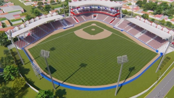 Ilustración del nuevo Estadio de Béisbol que se construirá en León.