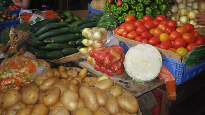 Verduras en los mercados. 