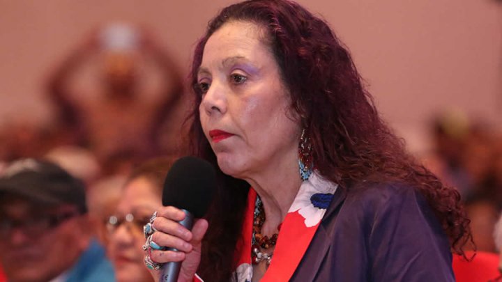Compañera Rosario Murillo, Vicepresidenta de Nicaragua en un acto de gobernación
