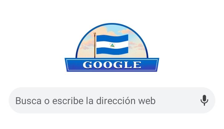 Google felicita la Independencia de Nicaragua con un Doodle interactivo