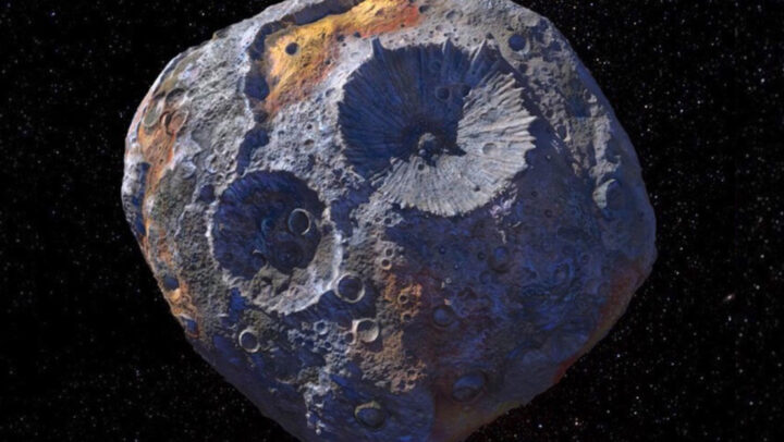 Imagen del asteroide metálico valorado en unos 10 mil billones de dólares