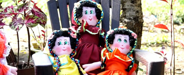 Creaciones Saraelis de Masaya ofrecen coloridas muñecas artesanales