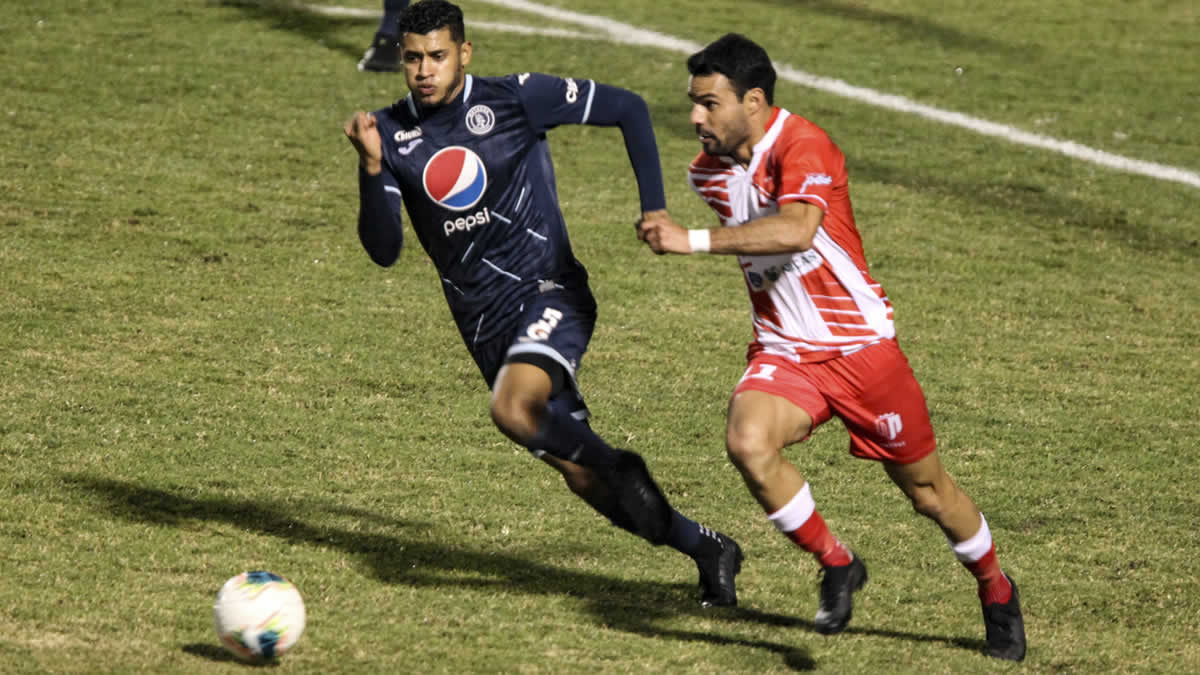 Encuentro entre el Real Estelí y Motagua.