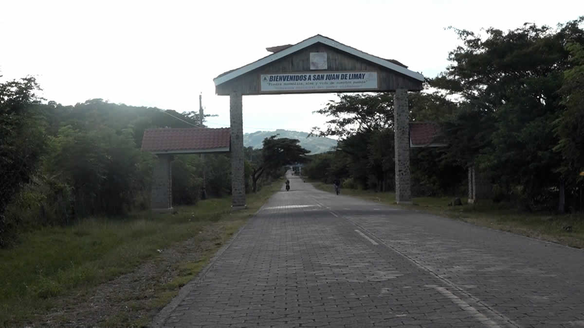 Entrada del municipio San Juan de Limay
