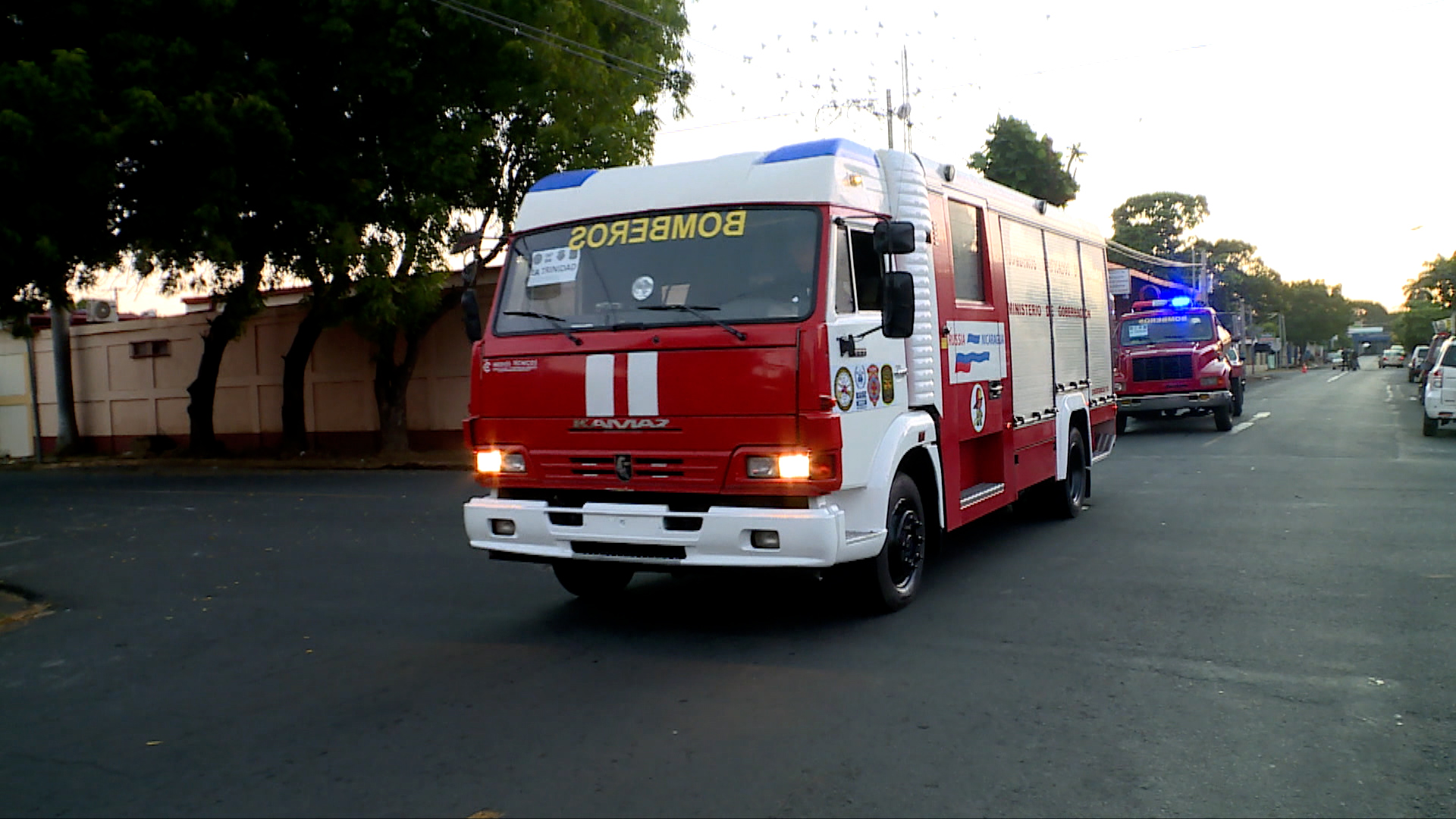 Módulo de camiones bomberos parten de Managua a La Trinidad, Estelí Viva Nicaragua Canal 13 Módulo de camiones bomberos parten de Managua a La Trinidad, Estelí Viva Nicaragua Canal 13
