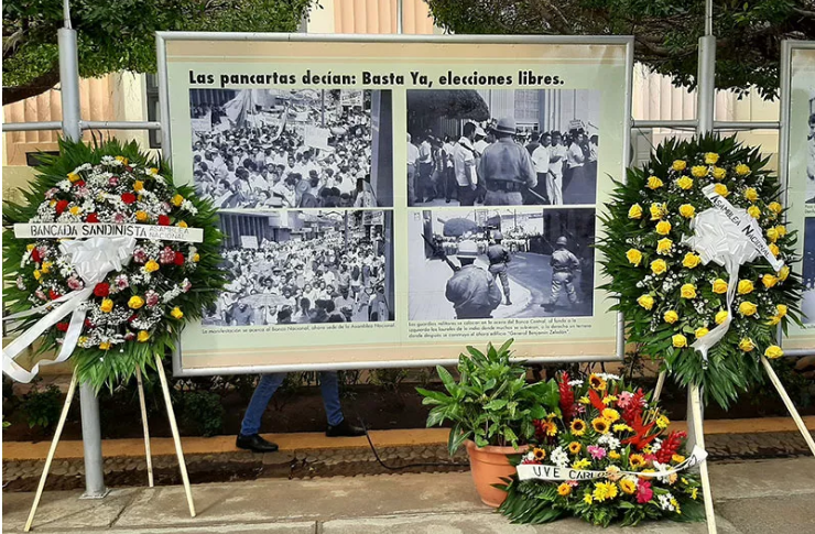 Parlamento nicaragüense conmemora a Mártires de la masacre de 1967 