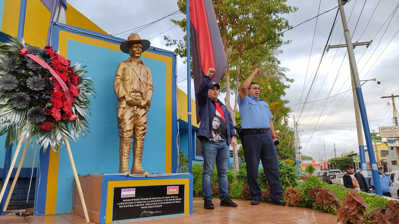 Masaya rinde homenaje al legado de lucha y patriotismo del General Sandino