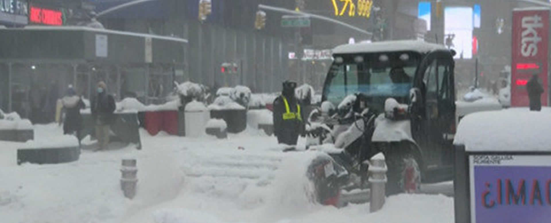 Nueva York en estado de emergencia por gran temporal de nieve