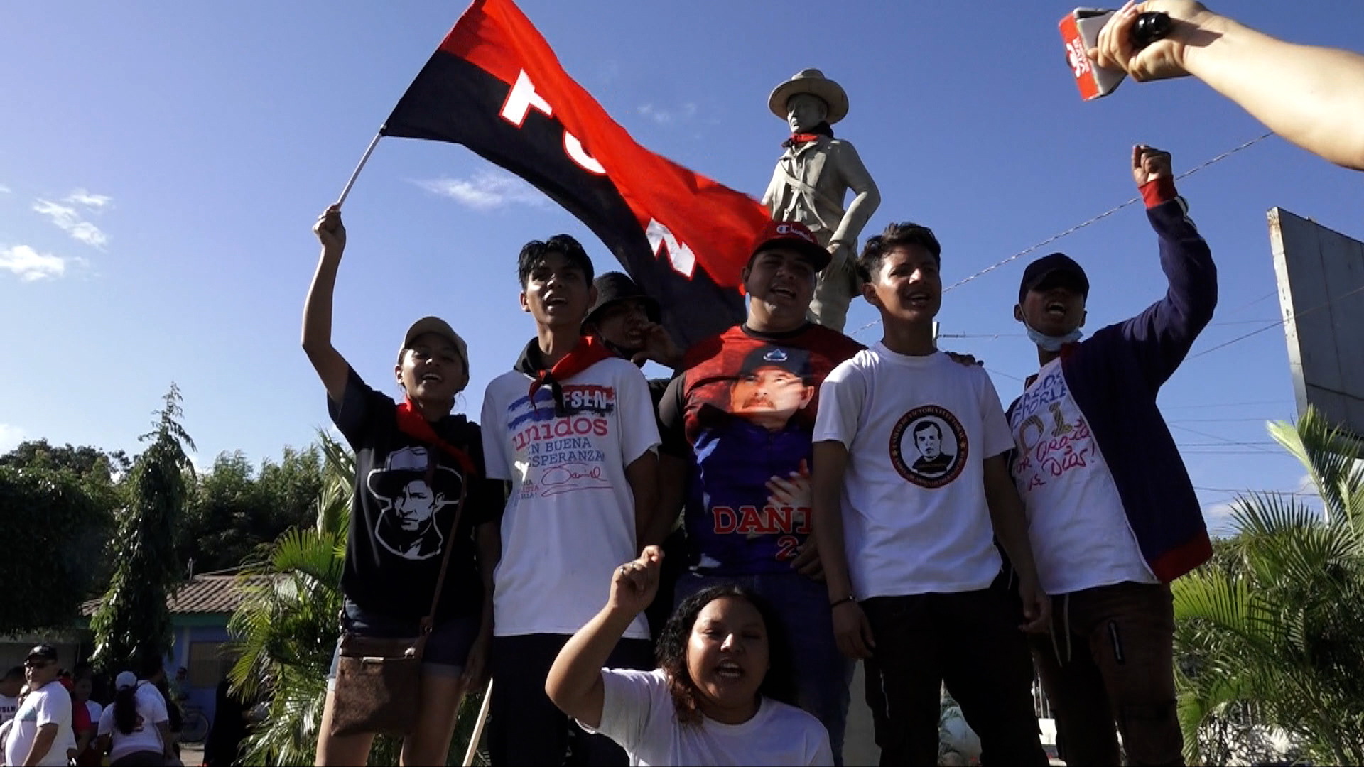 Ciudad Sandino honra al General de Hombres y Mujeres Libres con mística revolucionaria