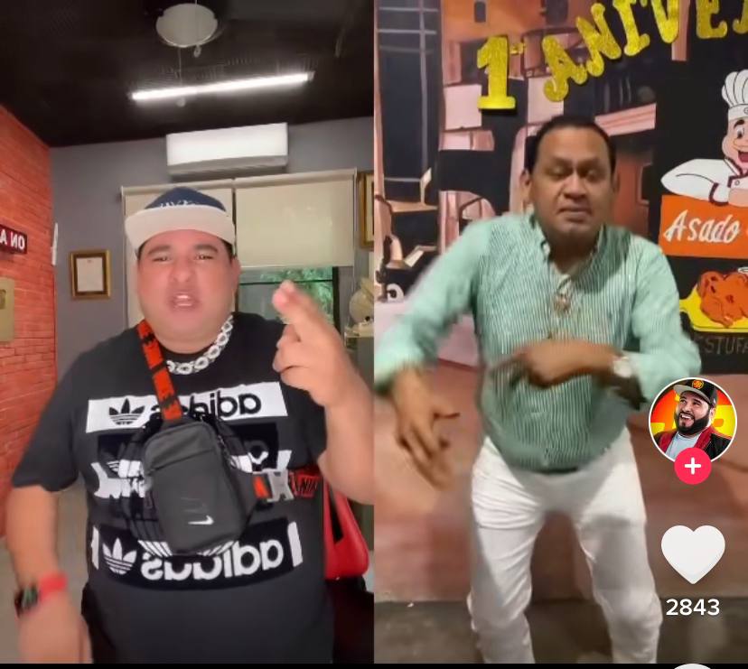 Caldera y JR, los gordos más famosos de Nicaragua se toman TikTok