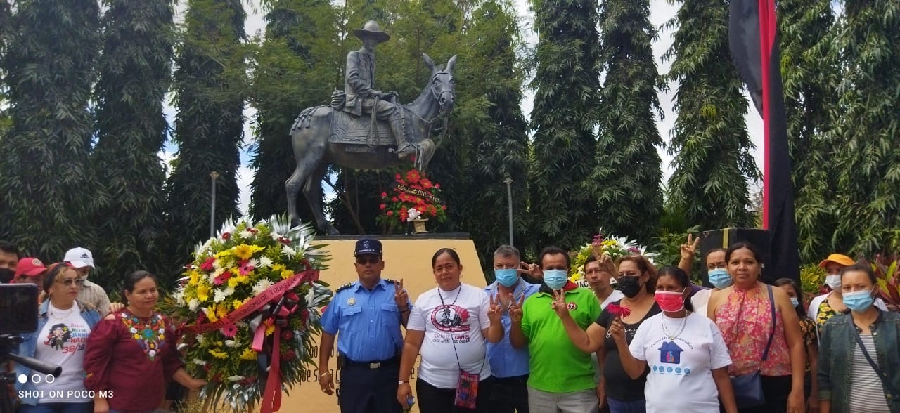 Alcaldía de Somoto rinde homenaje al General Augusto C. Sandino
