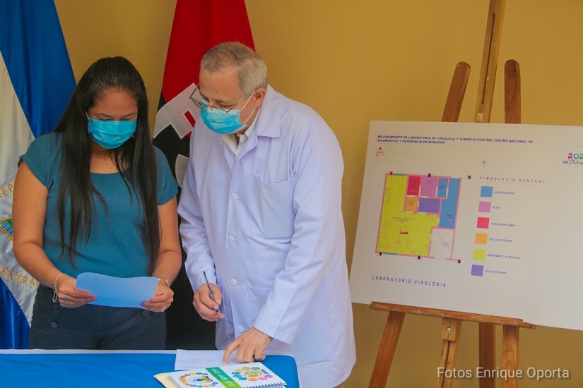 Minsa invierte C$29 millones en renovación del laboratorio de virología en Managua