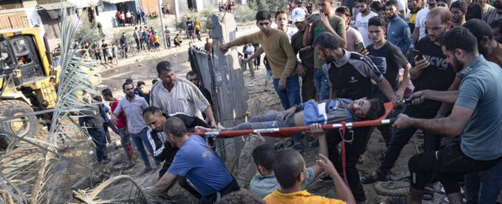 Aumenta a 2.808 cifra de muertos en Gaza por asedio israelí.