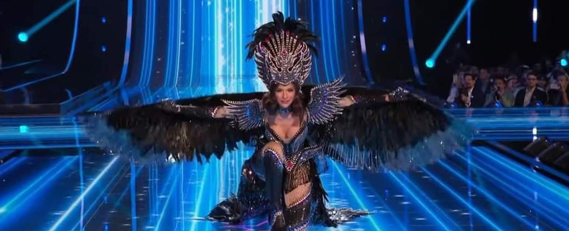 ¿Qué significa la pose de Sheynnis con el traje "El Zanate" en Miss