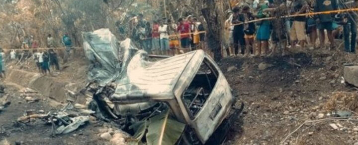 muertas choque vehículos Filipinas